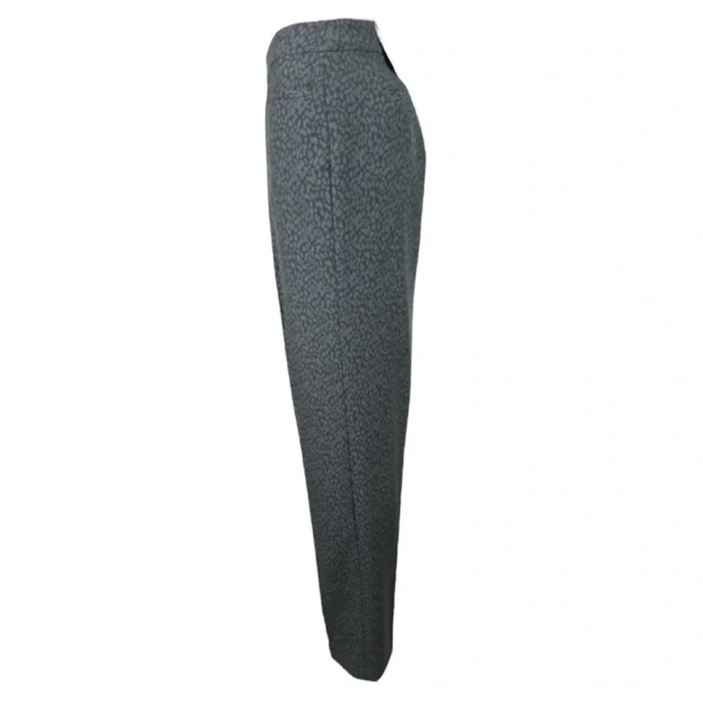 INC INTERNATIONAL CONCEPTS Spotted Jacquar Straight Leg Trousers, Size 6.